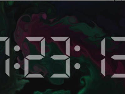 Digital Clock——桌面数字时钟